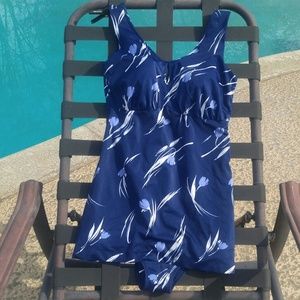 Sea Scamp Naturalwear Swimwear Swinsuit Blue 36C
